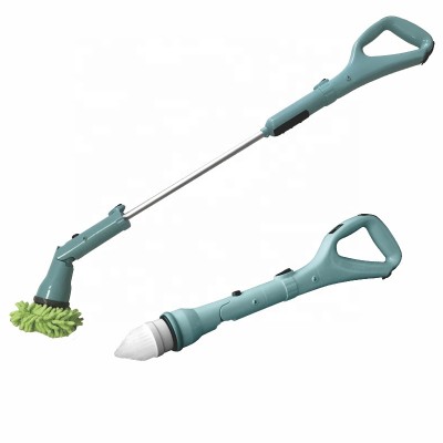 Electric Spin Scrubber Power Brush Floor Scrubber, Cordless Shower Scrubber with Extension Arm